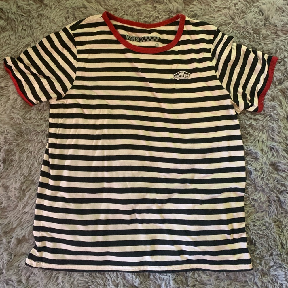 Vans jr’s XL stripped T-shirt